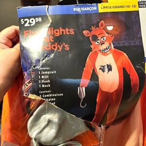 Rubie's Five Nights at Freddy's FOXY Halloween Costume Size 10-12 Large
